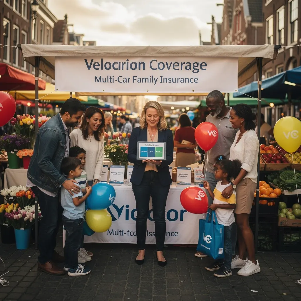 Een overzicht van verschillende autoverzekeringen op een computer, met grafieken en vergelijkingen.