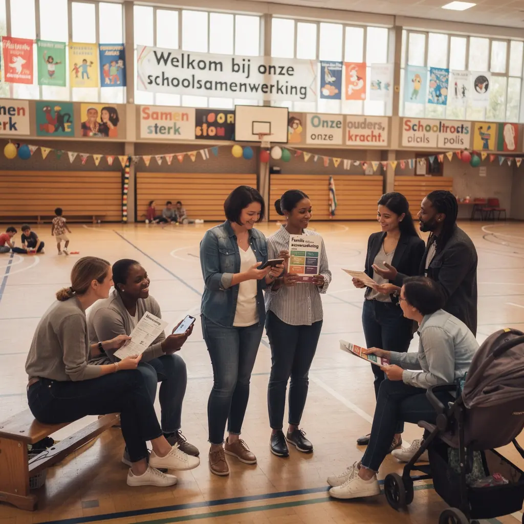 Een persoon die een beoordeling schrijft over een autoverzekering op een tablet, met een pen in de hand.